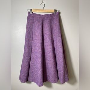 Vintage 100% Handwoven Irish New Wool Avoca Tweed Purple Heather Blazer - 12